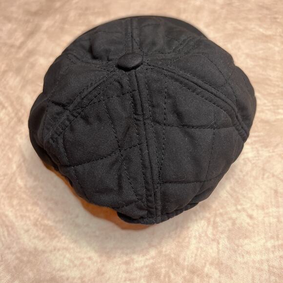 Vintage 90s Mickey & Co Quilted Baseball Cap Disney Embroidery Black Fresh Caps - Picture 7 of 9